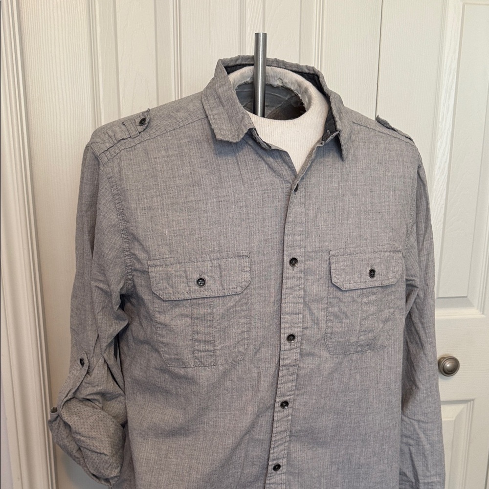 Urban Pipeline Gray Button-Up Shirt. Create a bundle and save!